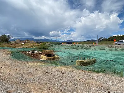 Erosion control in Durango, Colorado